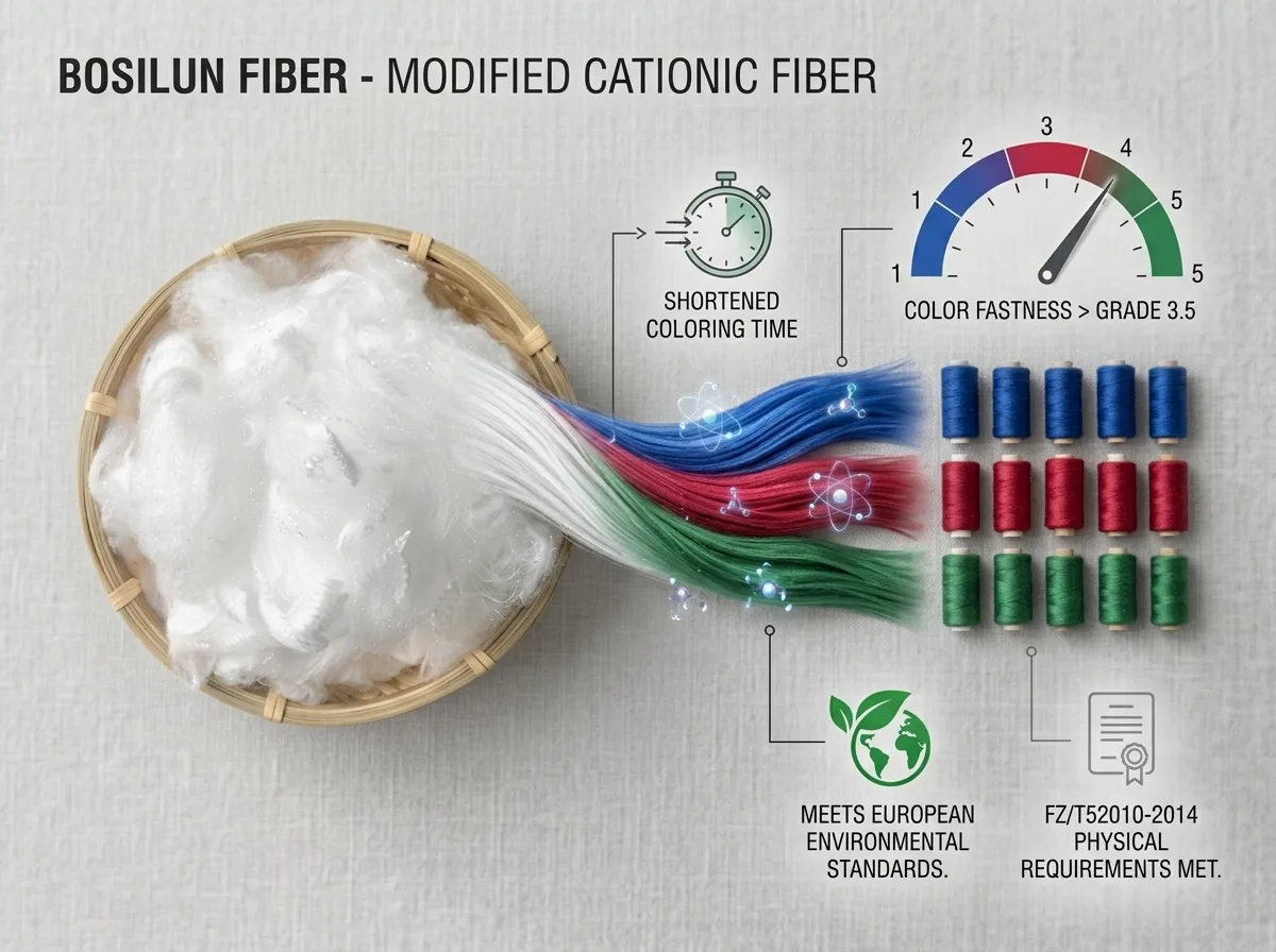 Bosilun Fiber-Modified Cationic Fiber features