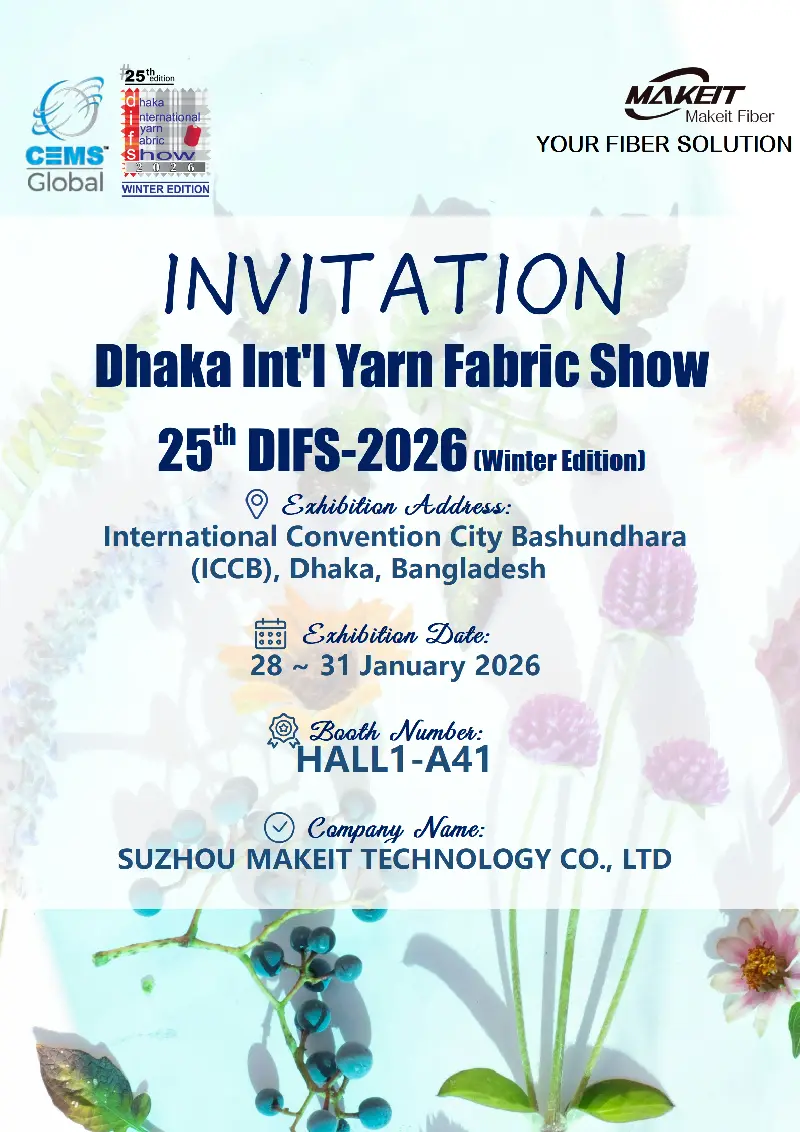 Makeit to Showcase Eco-Fibers at Dhaka Yarn Show 2026