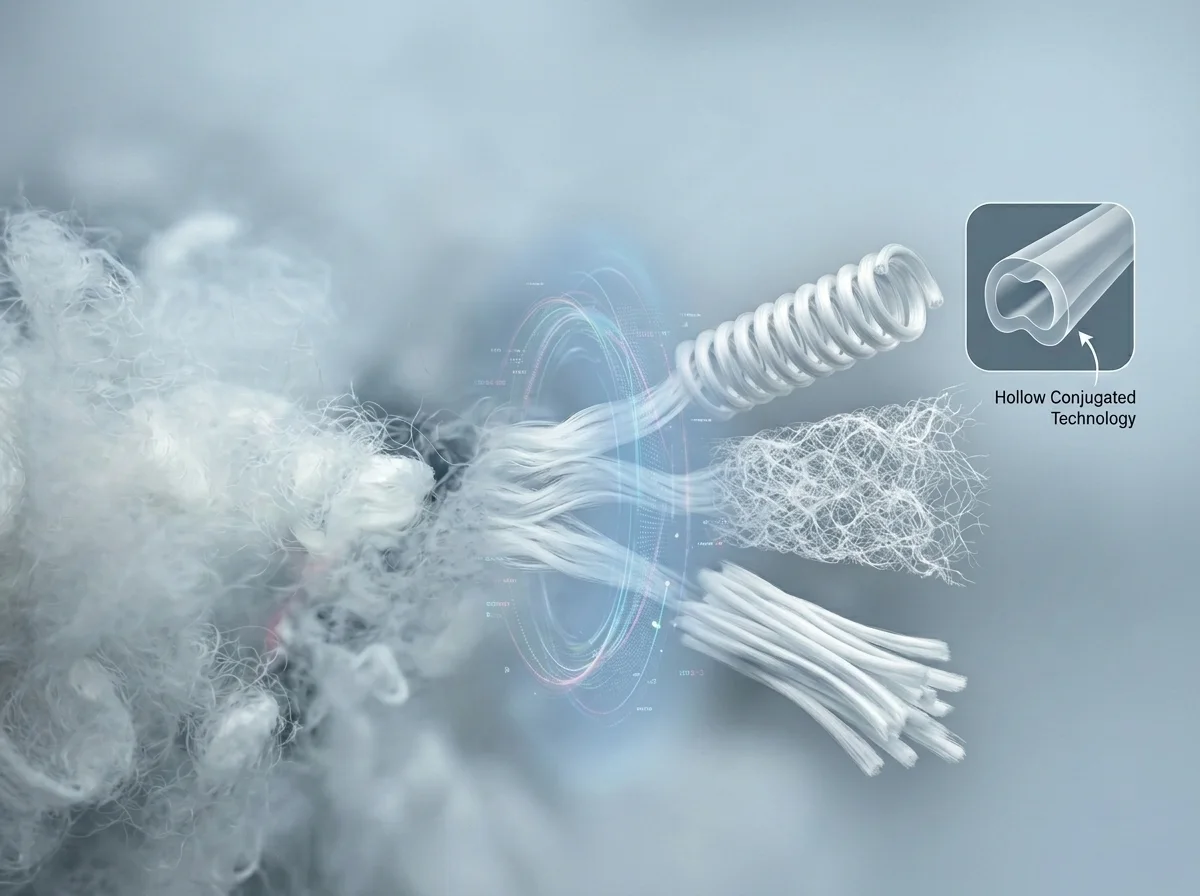 features of Hollow Conjugated Polyester Staple Fiber