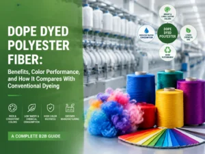 Dope Dyed Polyester Fiber: Benefits, Color Performance, and How It Compares With Conventional Dyeing