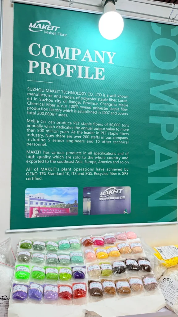 makeit fiber cft2026 asia lahore fiber samples display 03