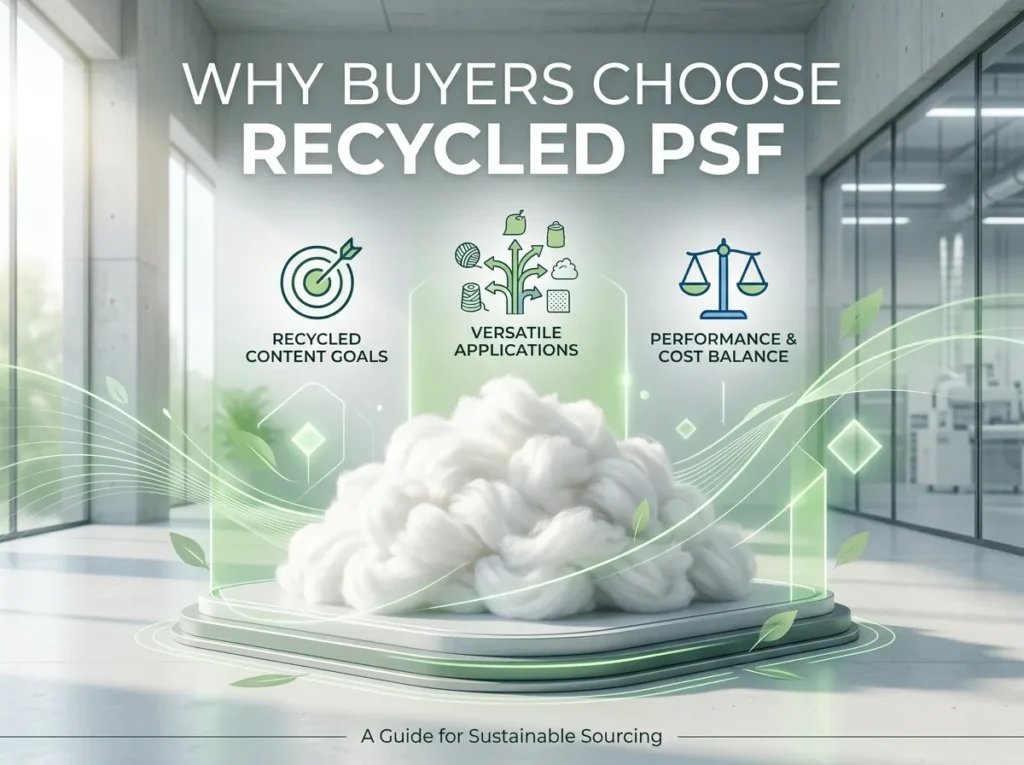 Buyer guide to recycled polyester staple fiber for sustainable sourcing